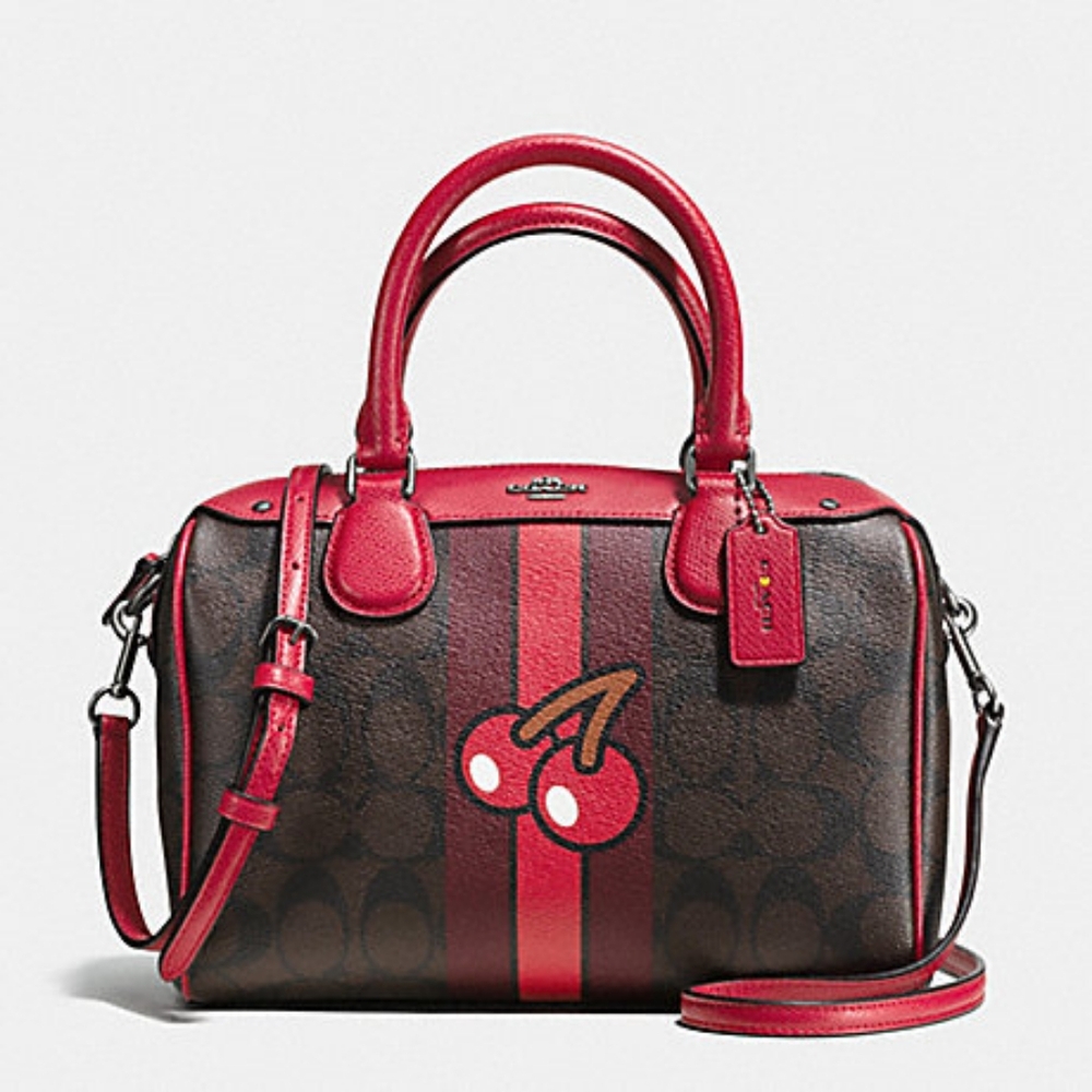 Coach Cherry Pac-Man Bennett Satchel Rare